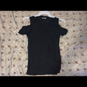 Women’s Black Snap Top